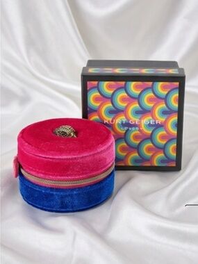 NWT Kurt Geiger Round Jewelry Box